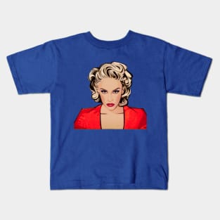 Gwen Stefani Ska Singer Voice Pop Art Kids T-Shirt